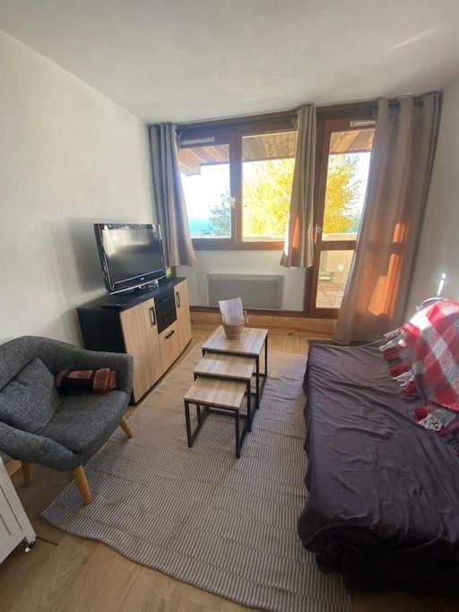 Charmant Studio Cabine 26M² Avec Belle Terrasse Font-Romeu-Odeillo-Via Exterior foto